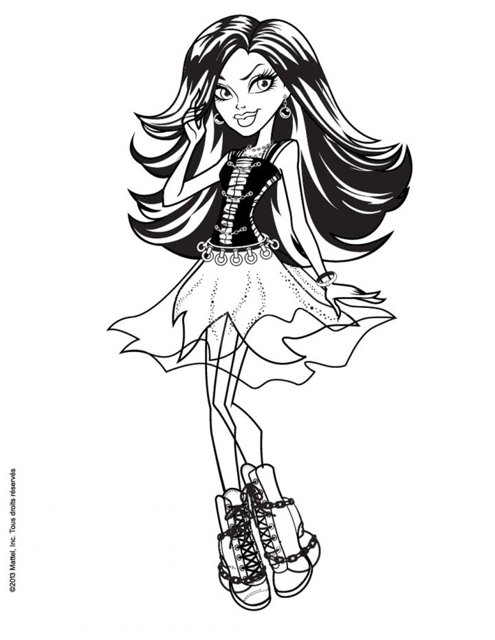 Monster High For Kids – Monster High Kids Coloring Pages concernant Image Monster High A Imprimer