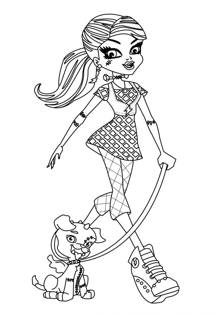 Monster High Free Coloring Image Pages To Print – Colorpages dedans Image Monster High A Imprimer