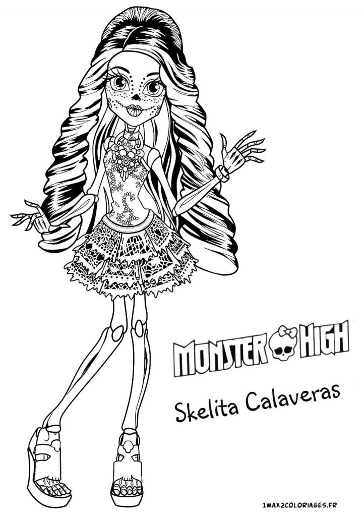 Monster High Free To Color For Kids – Monster High Kids pour Image Monster High A Imprimer