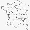 Montelimar On France Map&quot; Class=&quot;img Responsive Owl - Fond à Carte De France Nouvelle Region