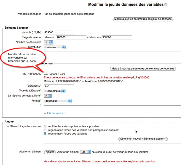 Moodle En Français: Jeu De Données Dans Les Questions Calculées intérieur Question Reponse Jeu