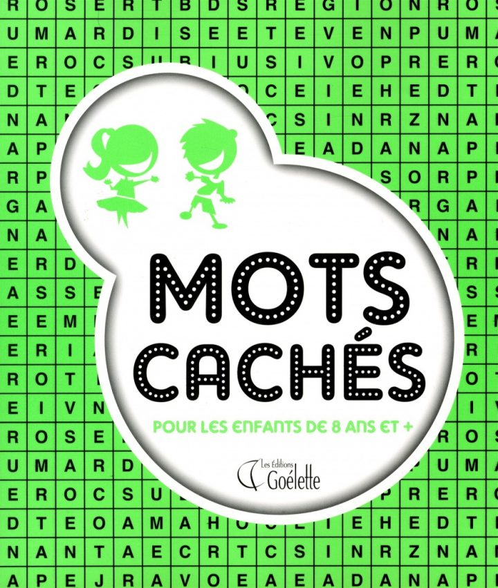 Mots Cachés Pour Enfants 8 Ans Et + | Jeunesse | Cahiers à Jeux Des Mots Cachés