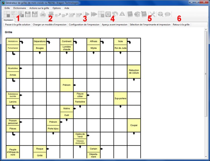 Mots Crois S Pro G N Rateur De Grilles De Mots Fl Ch S concernant Mots Fléchés En Ligne