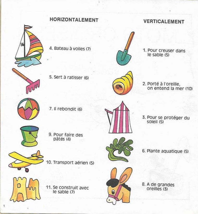 Mots Croisés Et Langage Pour Yann (Trisomie) – Jazblogtest encequiconcerne Mots Croisés Avec Image