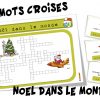 Mots Croisés : Noël Dans Le Monde | Bout De Gomme intérieur Mots Croisés Cm2 À Imprimer