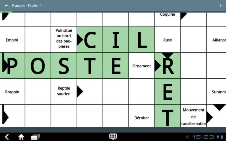Mots Croisés Pour Android – Téléchargez L'apk à Mots Croisés Pour Débutants