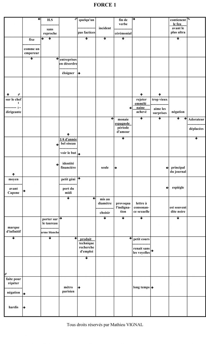 Mots Fleches 1 intérieur Mots Fléchés En Ligne