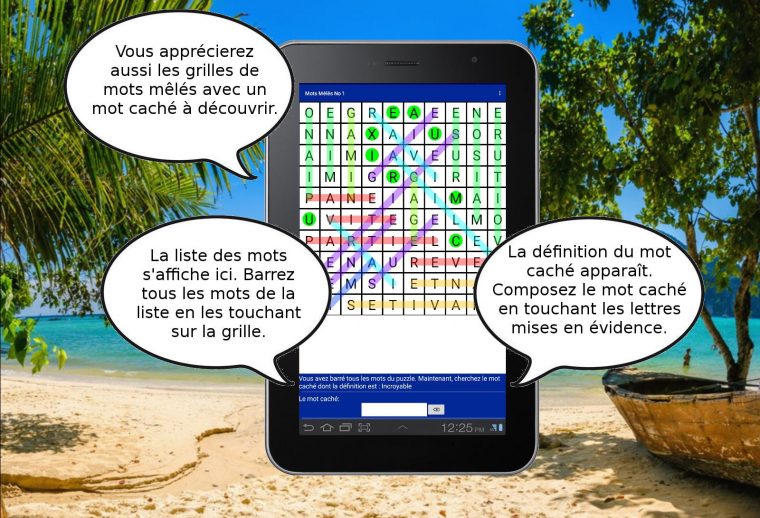 Mots Fléchés Croisés Mêlés Sudokus Gratuits For Android dedans Définition Des Mots Fléchés