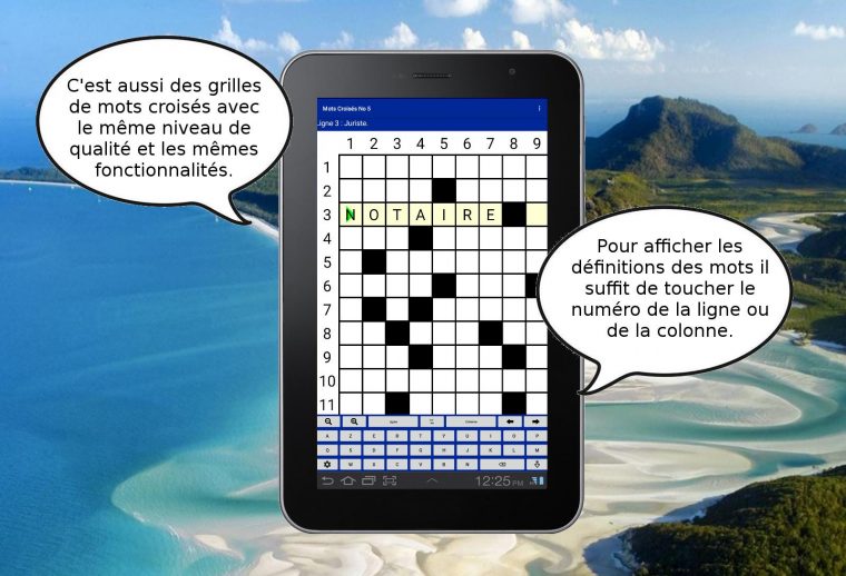 Mots Fléchés Croisés Mêlés Sudokus Gratuits For Android tout Mots Fleches Ligne