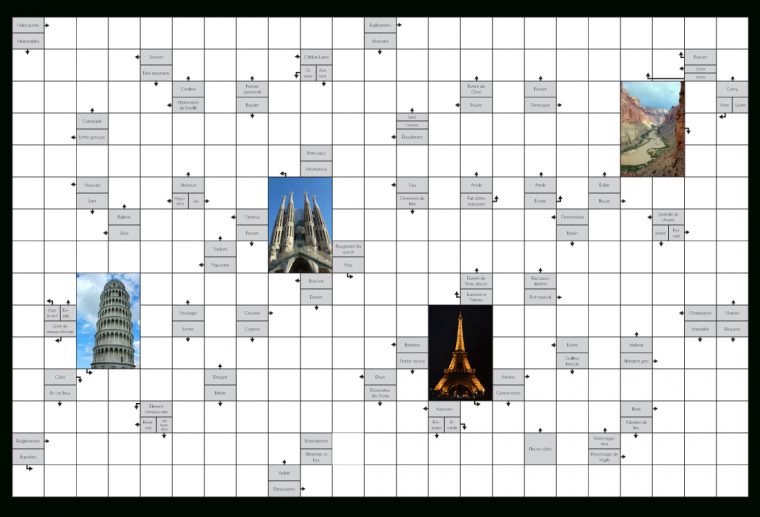 Mots Fléchés – Grille 09 – Divertissement – École pour Grille De Mot Fleches