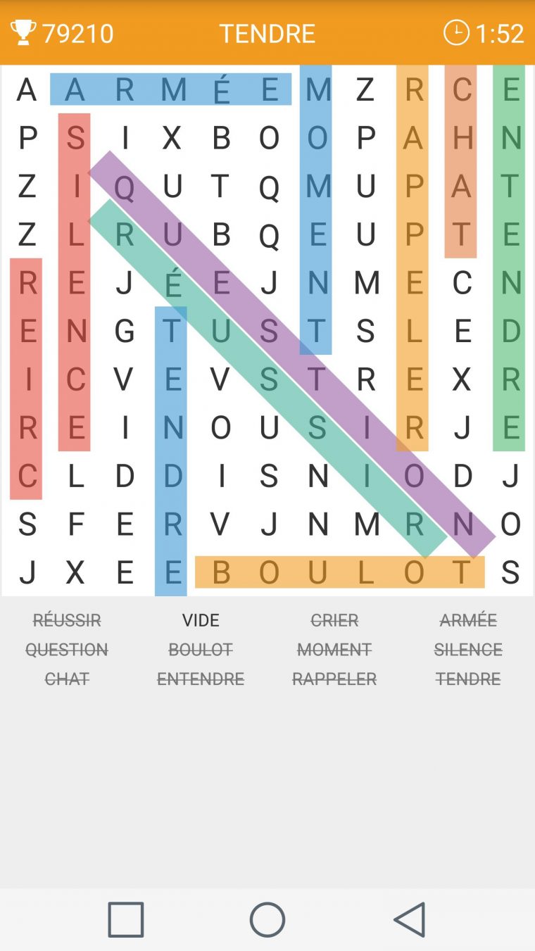 Mots Mêlés For Android – Apk Download destiné Jeu De Mots Meles Gratuit En Francais