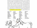 Mots Mêlés Gratuits À Imprimer Cheval Et Équitation (Nouveau dedans Sudoku Junior À Imprimer