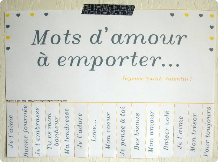 Motsdamouraemporter | Mots D'amour tout Mot Pour Enfant