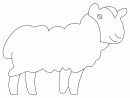 Mouton 08 - Motif À Décorer encequiconcerne Photo De Mouton A Imprimer