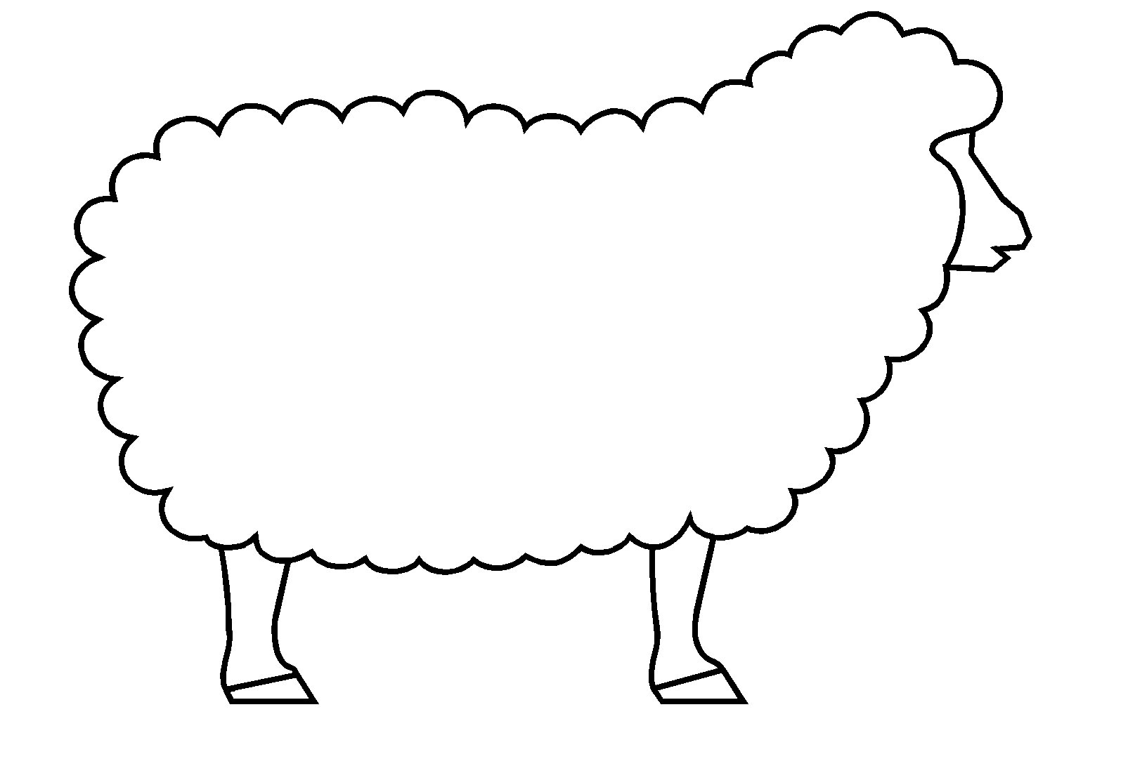 Mouton #118 (Animaux) – Coloriages À Imprimer dedans Photo De Mouton A Imprimer 