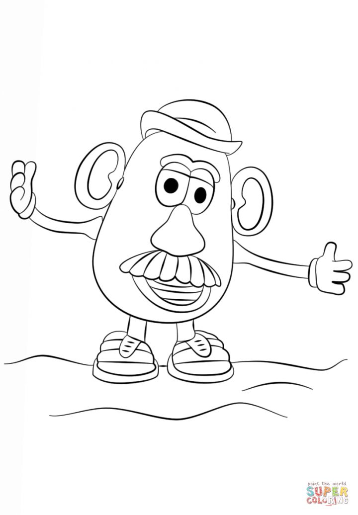 Mr Patates – Clip Art Library serapportantà Coloriage Mr Patate