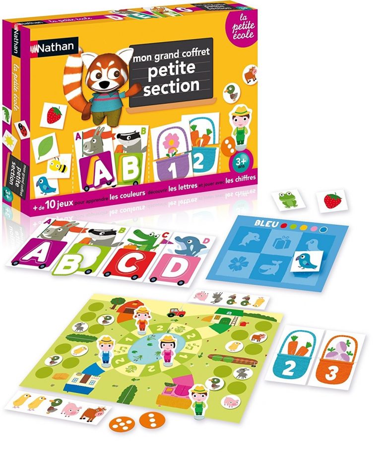 Nathan Coffret Petite Section – Jeux Éducatifs – Catégories dedans Jeux Educatif 3 Ans