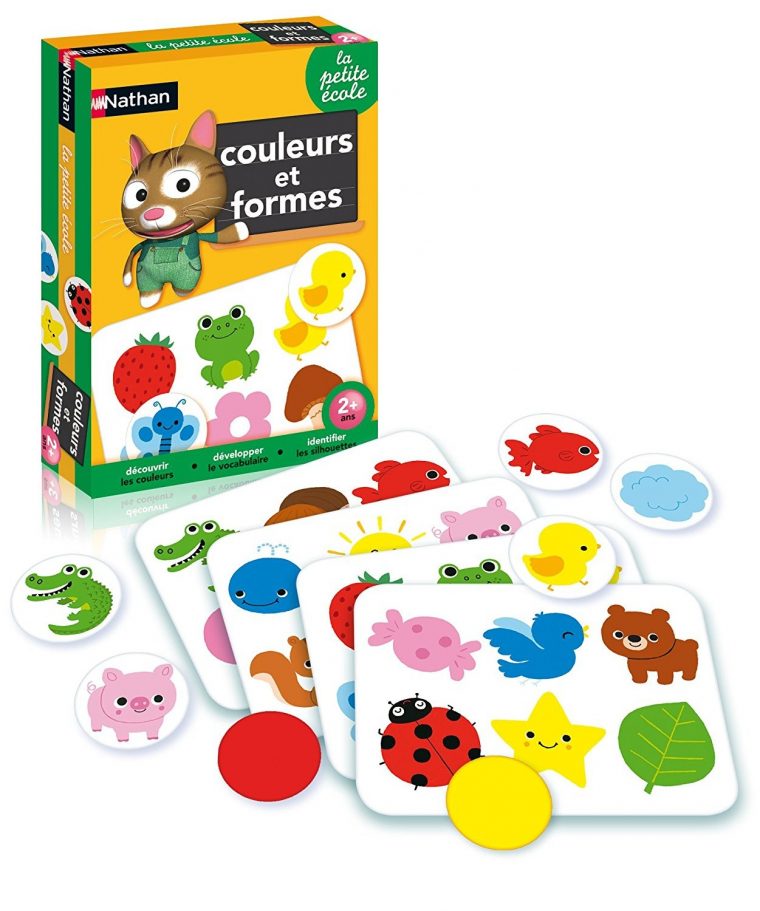 Nathan Couleurs Et Formes – Jeux Éducatifs – Catégories destiné Jeux Educatif 2 Ans