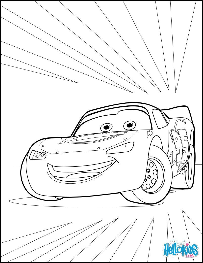 New Cars 3 Movie Coloring Page. More Cars And Disney Content à Coloriage De Flash Mcqueen 