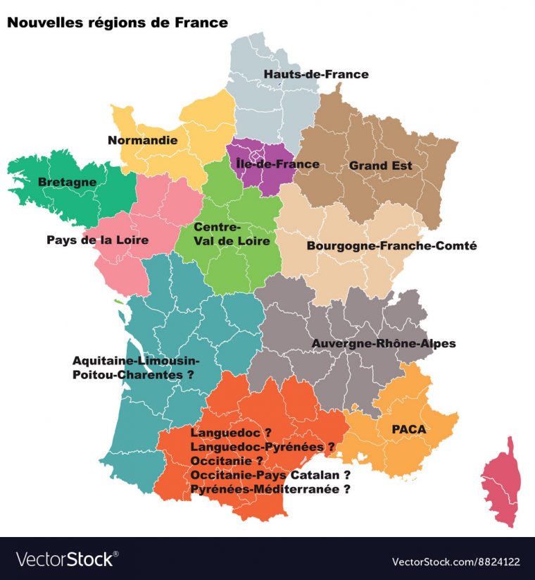 New French Regions Nouvelles Regions De France serapportantà Nouvelles Régions De France