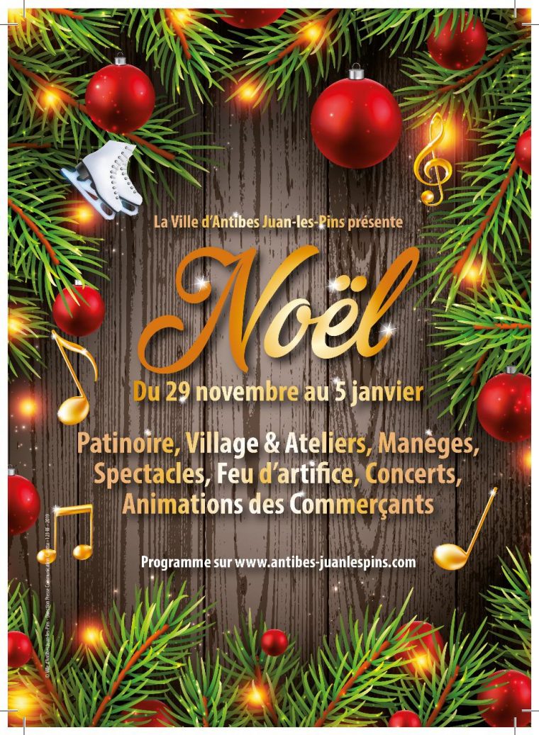 Noël À Antibes Juan-Les-Pins Du 29 Novembre 2019 Au 05 avec Activité Manuelle Noel En Creche