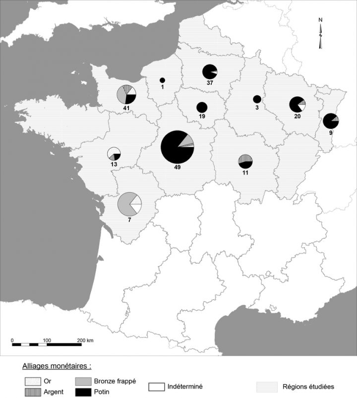 Nombre De Monnaies Par Région Et Par Alliage Monétaire (Dao tout Nombre De Region