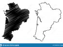 Nouvelle-Aquitaine Map Vector Stock Vector - Illustration Of tout Carte Nouvelle Region