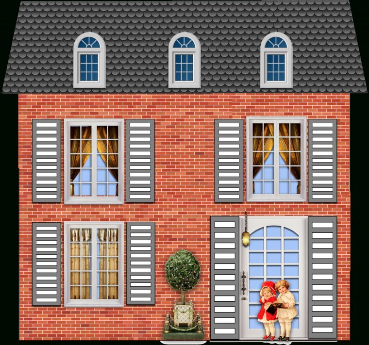 Nouvelles Petites Maisons À Imprimer Et Découper destiné Maison Papier A Decouper