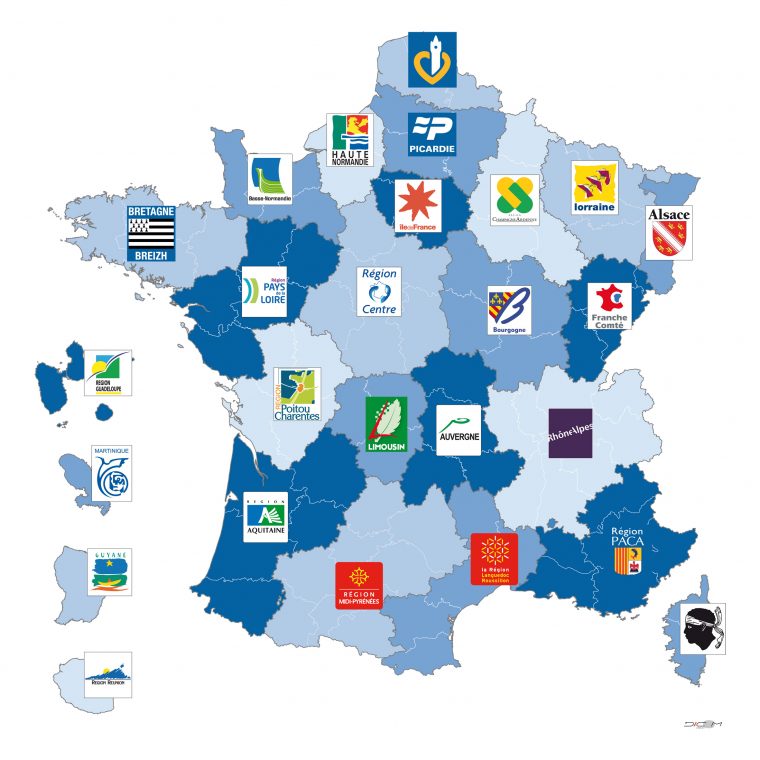 Nouvelles Plaques D'immatriculation Pour Les Automobiles serapportantà Les Nouvelles Régions De France Et Leurs Départements