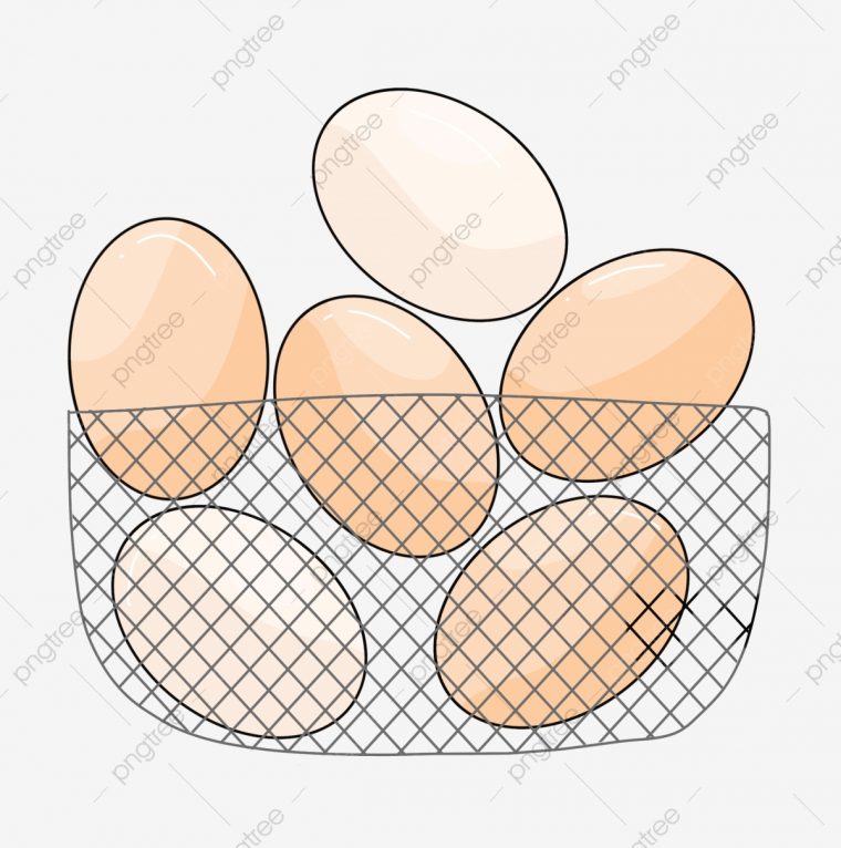 Oeufs Frais Un Panier D'oeufs Illustration Des Ingrédients intérieur Dessin D Oeuf