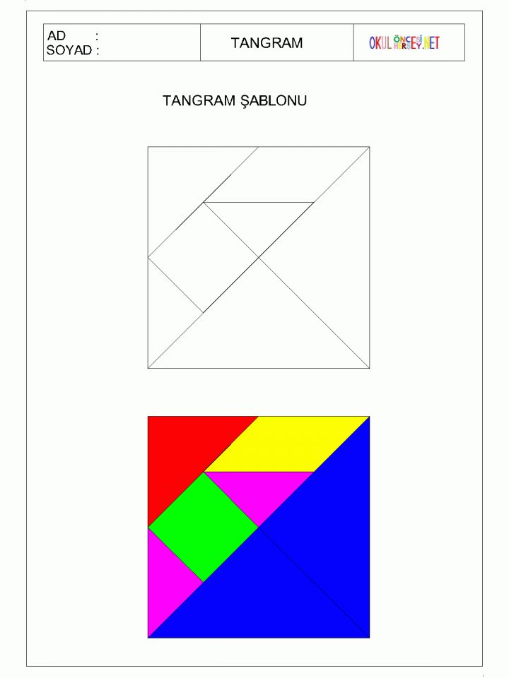 .okuloncesihersey Images Demo Serbest-Zaman serapportantà Tangram Moyenne Section