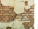 Old Broken Wall, Brickwork Stock Image. Image Of Square intérieur Casse Brick