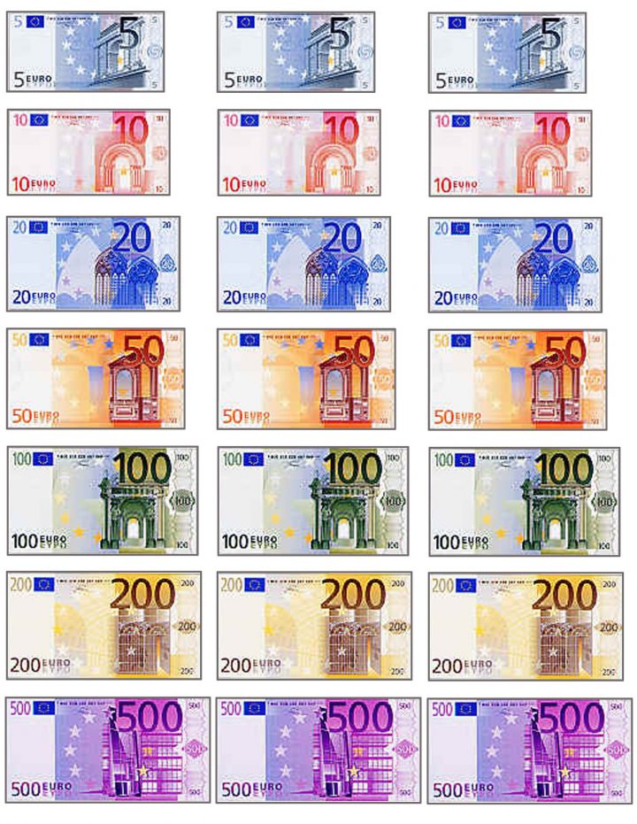 On Joue A Quoi? A La Marchande – 1 Et 2 Et 3 Doudous destiné Pieces Et Billets Euros À Imprimer