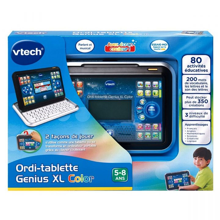 Ordi-Tablette Éducative Genius Xl Noire – Jeux Éducatifs destiné Ordinateur 3 Ans