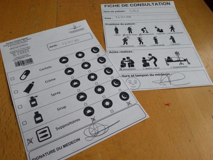 Ordonnance Consultation Docteur Maternelle | Jeux De Docteur à Argent Factice À Imprimer