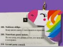 Origami Facile : Marque-Page 🦄 « Licorne » encequiconcerne Marque Page Gratuit À Imprimer