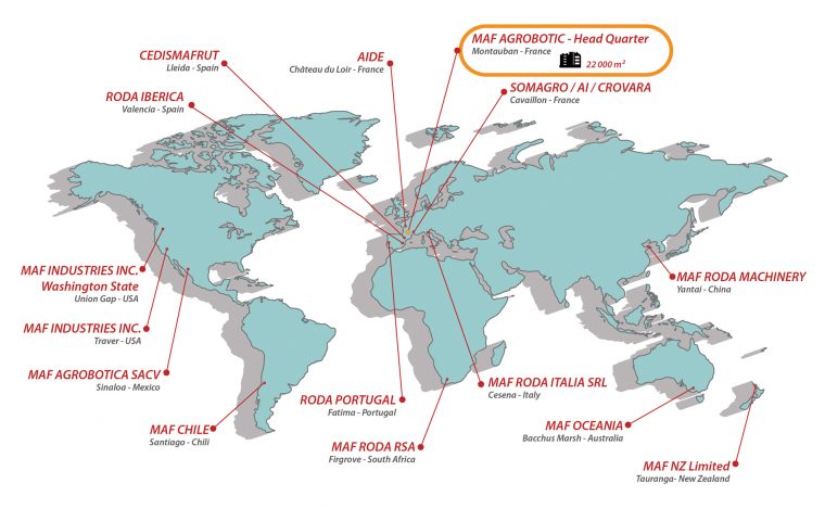 Our Locations serapportantà Mappe De France