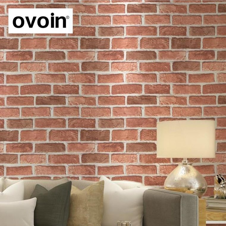 Ovoin Wallpaper – Cegla Retro Brick Brown (#526457) – Hd concernant Casse Brick