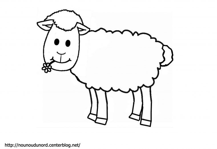 Page À De Mouton Imprimer Sur 4 Coloriage For Sélection encequiconcerne Photo De Mouton A Imprimer