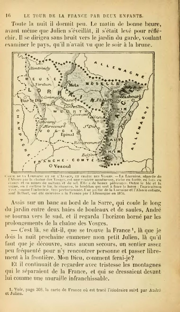 Page:g. Bruno – Le Tour De La France Par Deux Enfants, 1904 dedans Carte De France Pour Les Enfants