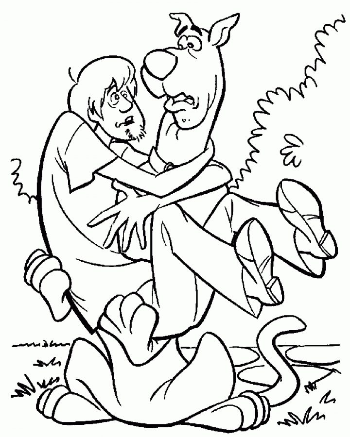 Pages Coloring ~ Pages Coloring Coloringages Scooby Doo I avec Scooby Doo À Colorier