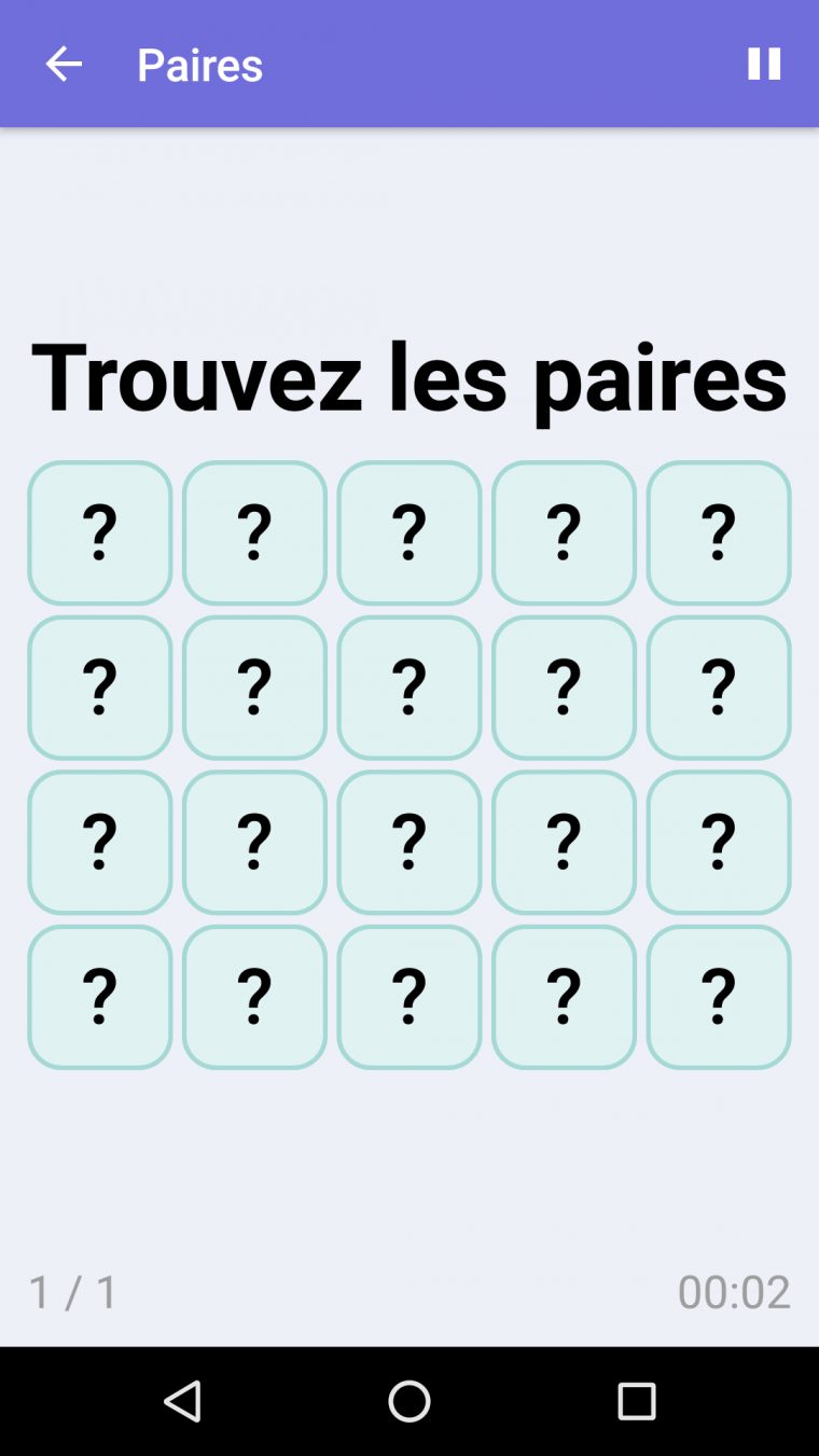 Paires : Jeu De Mémoire Gratuit Pour Iphone & Android encequiconcerne Jeu De Memoire Gratuit