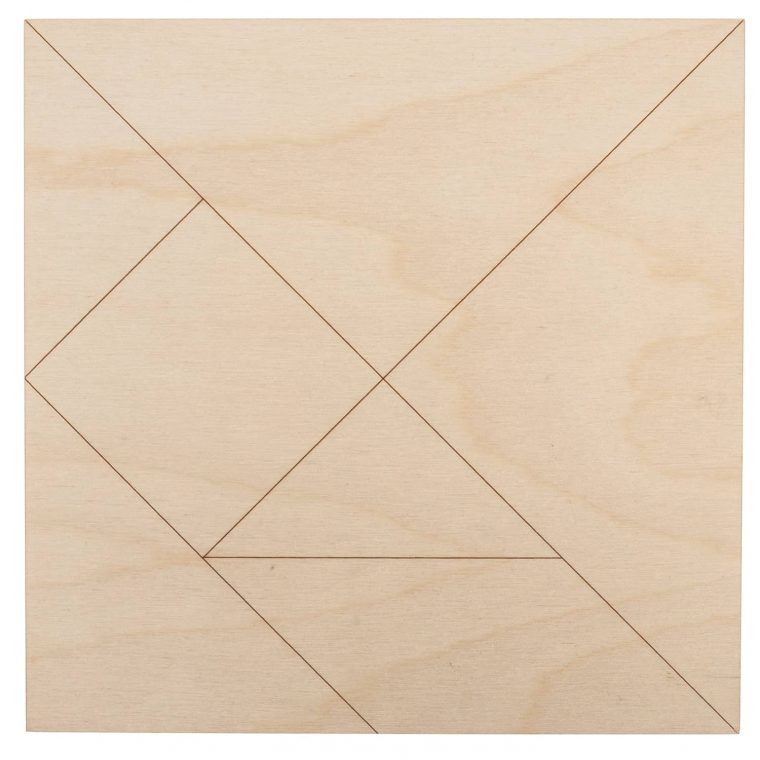 Panneau Gabarit En Bois -Tangram-, Pa, tout Tangram À Découper