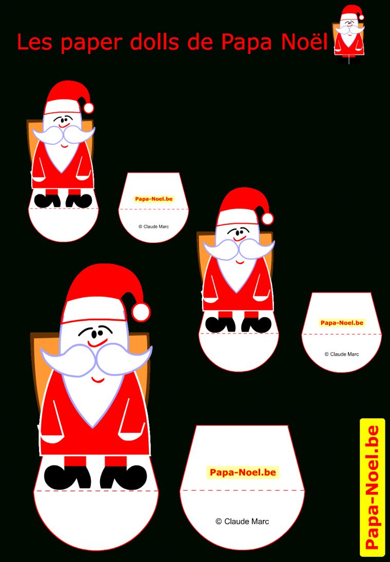 Paper Doll Papa Noel Enfant A Imprimer Pere Noël Jouet En encequiconcerne Pere Noel A Imprimer Et A Decouper