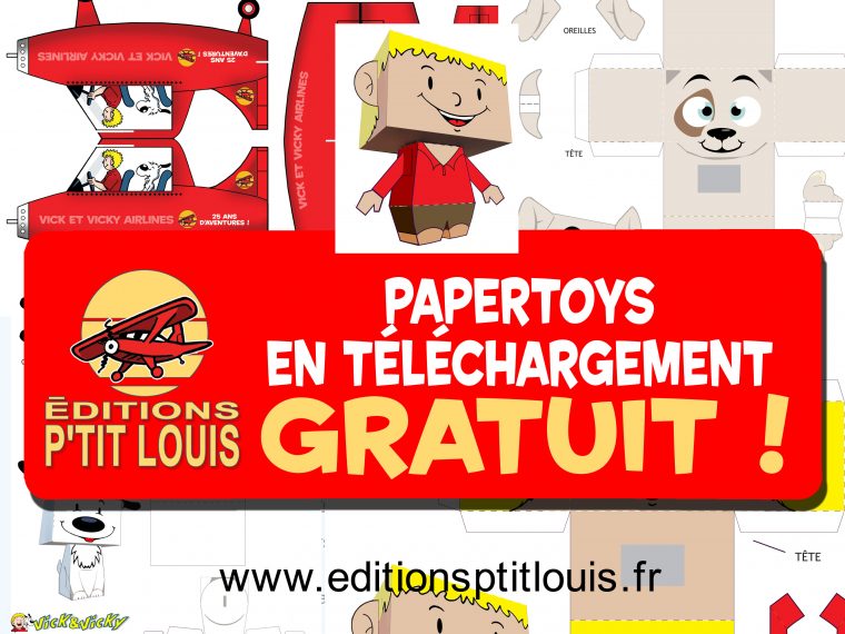 Paper Toys Gratuits – Bd En Bretagne Et D'ailleurs avec Paper Toy Gratuit