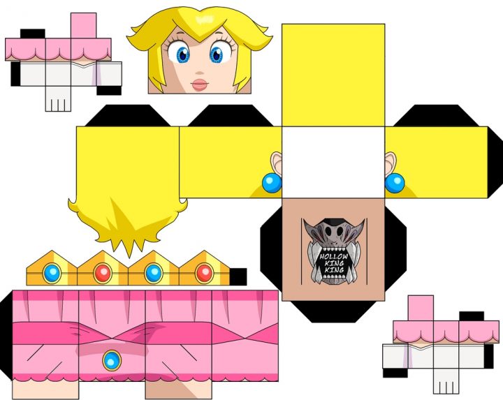 Paper Toys Peach – La Fée Biscotte avec Paper Toy A Imprimer