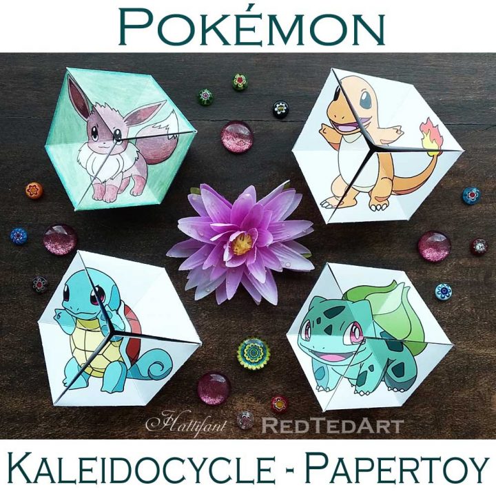 Paper Toys: Pokemon Evolution Flextangles – Hattifant avec Paper Toy A Imprimer