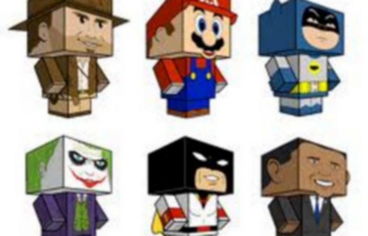 Papertoys Faciles : Minecraft | Pearltrees serapportantà Paper Toy A Imprimer