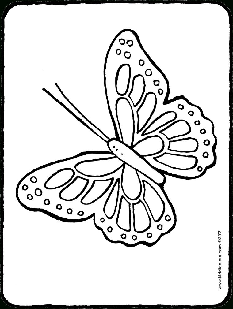 Papillon – Kiddicoloriage dedans Dessin Papillon À Colorier