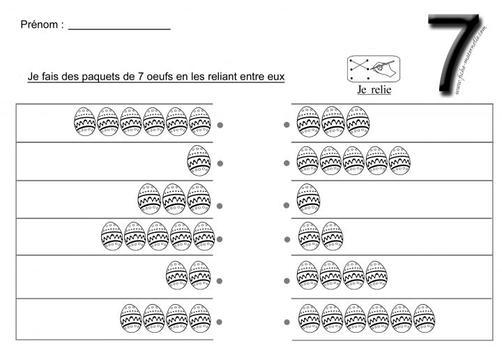 Pâques En Maternelle : Lecture, Maths Et Graphisme concernant Exercices Grande Section Maternelle Pdf